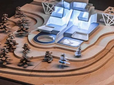 Vom Konzept zur Realität: Architekturmodell 1:1000 für überzeugende Planung