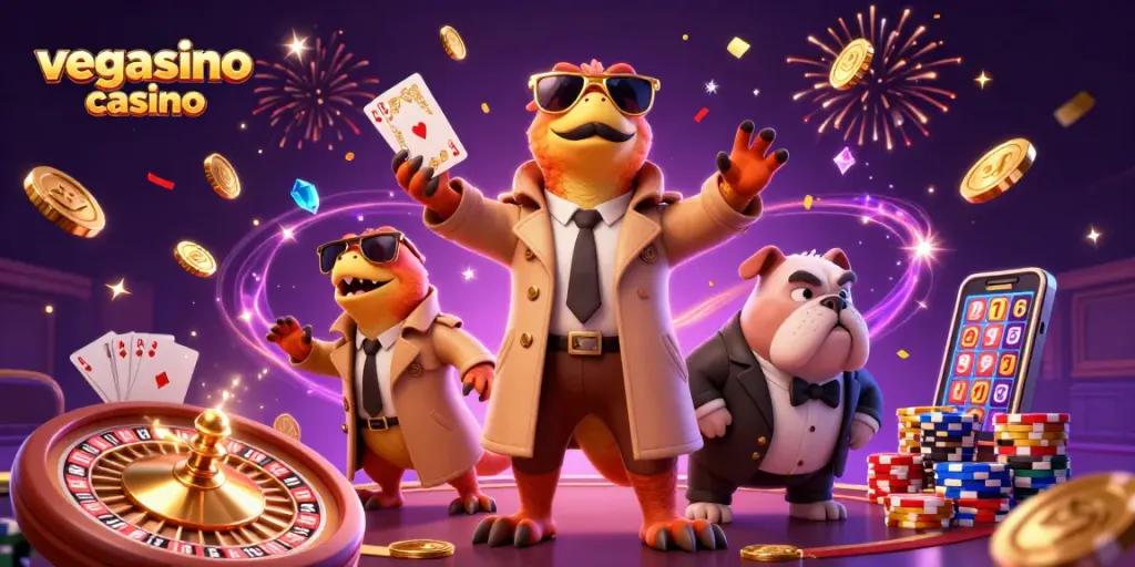 Experience the excitement of vegasino casino with dynamic gameplay featuring slots and poker elements.
