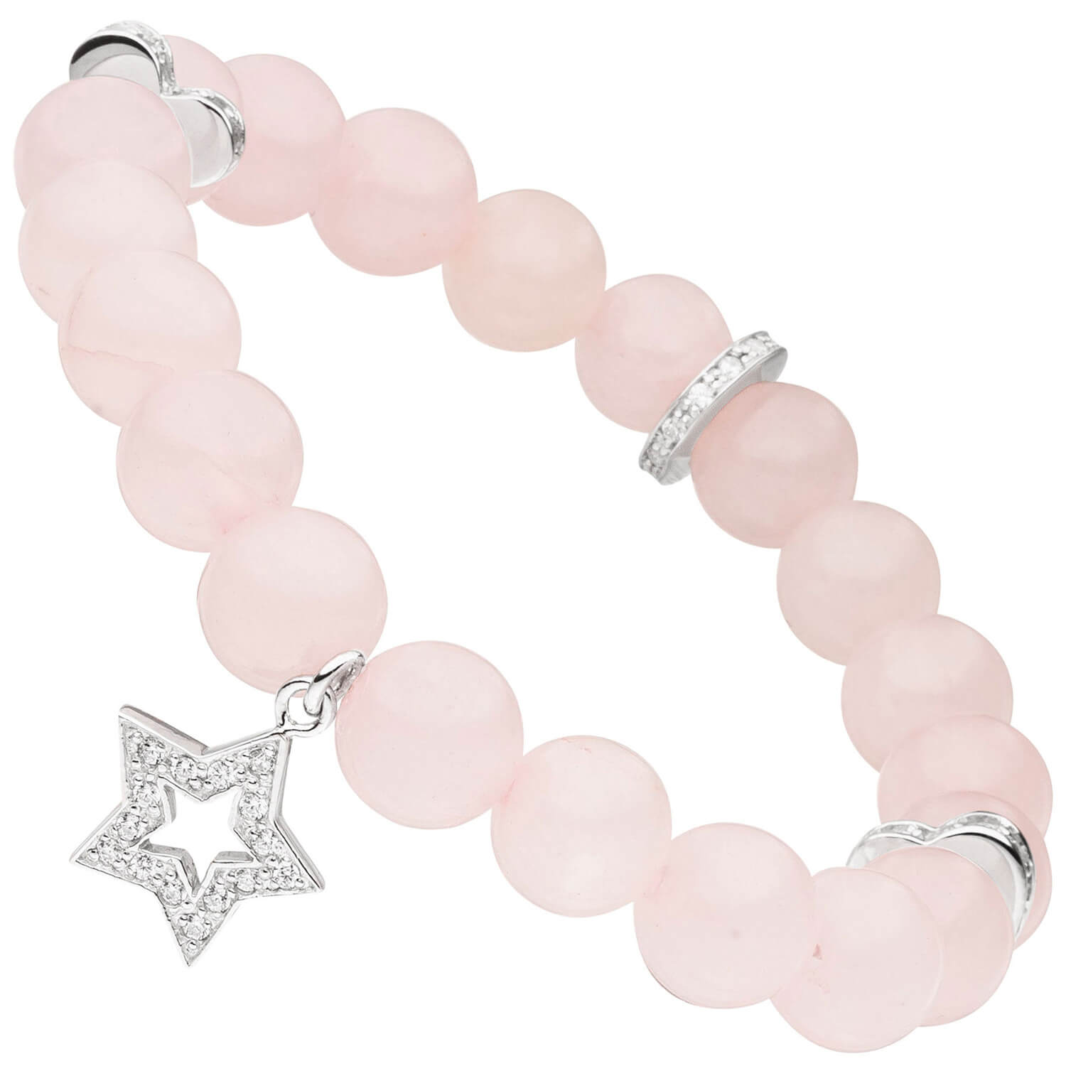 Rosenquarz Armband als Geschenk der Liebe – CrystalScents Kollektion