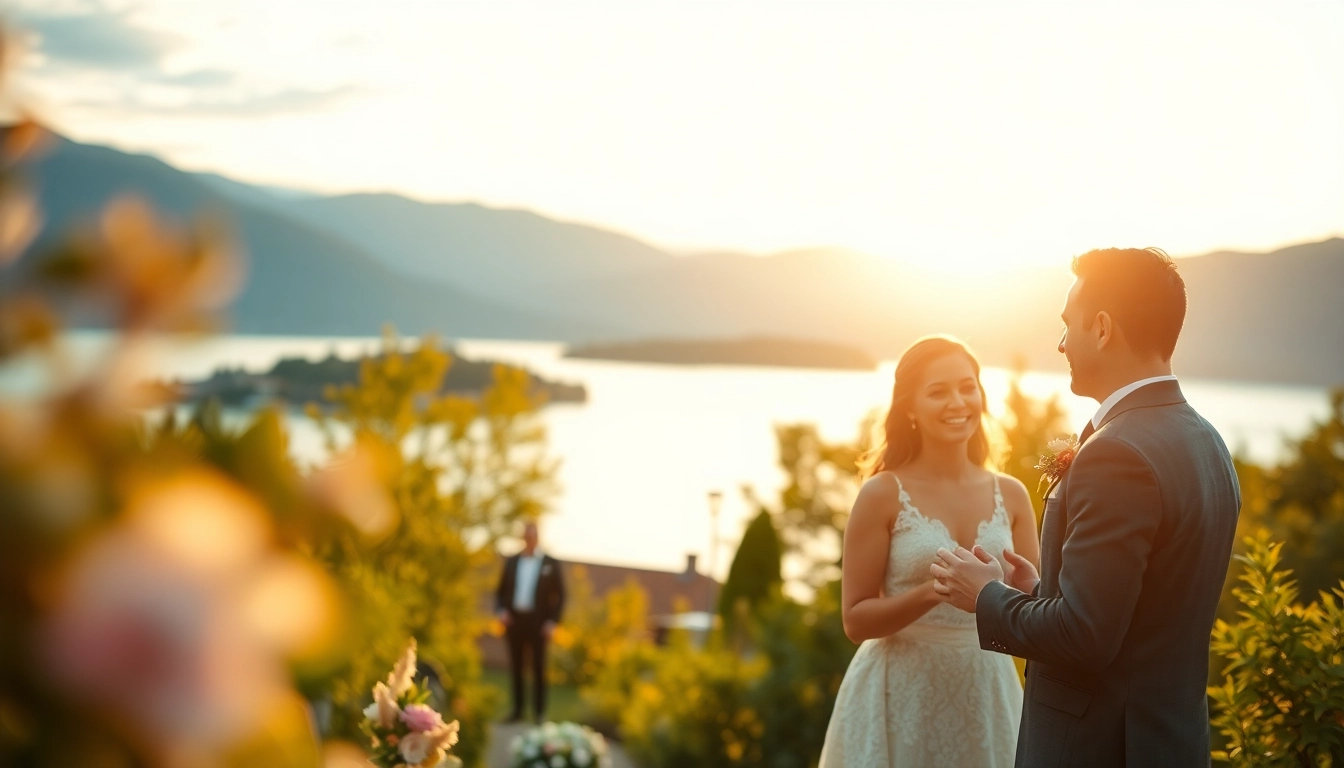Hochzeitsfotograf Tegernsee fängt emotionalen Moment des Ja-Wortes zwischen Braut und Bräutigam ein.