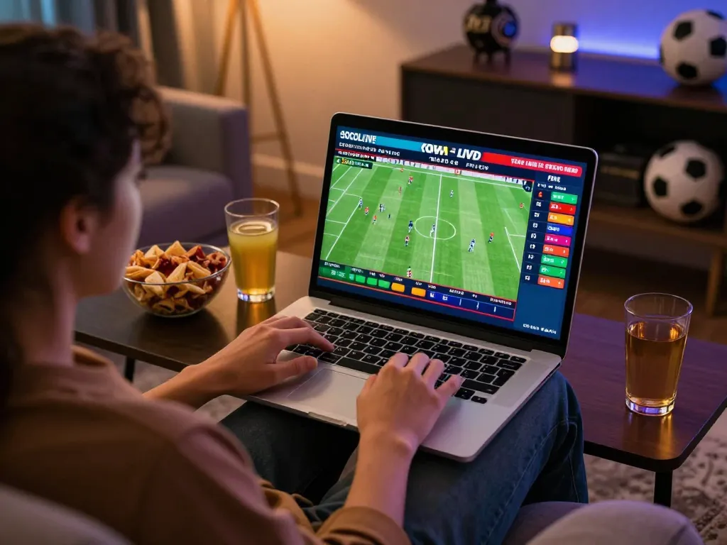 Engaging in live sports betting action on socolive with real-time odds displayed on a laptop screen.