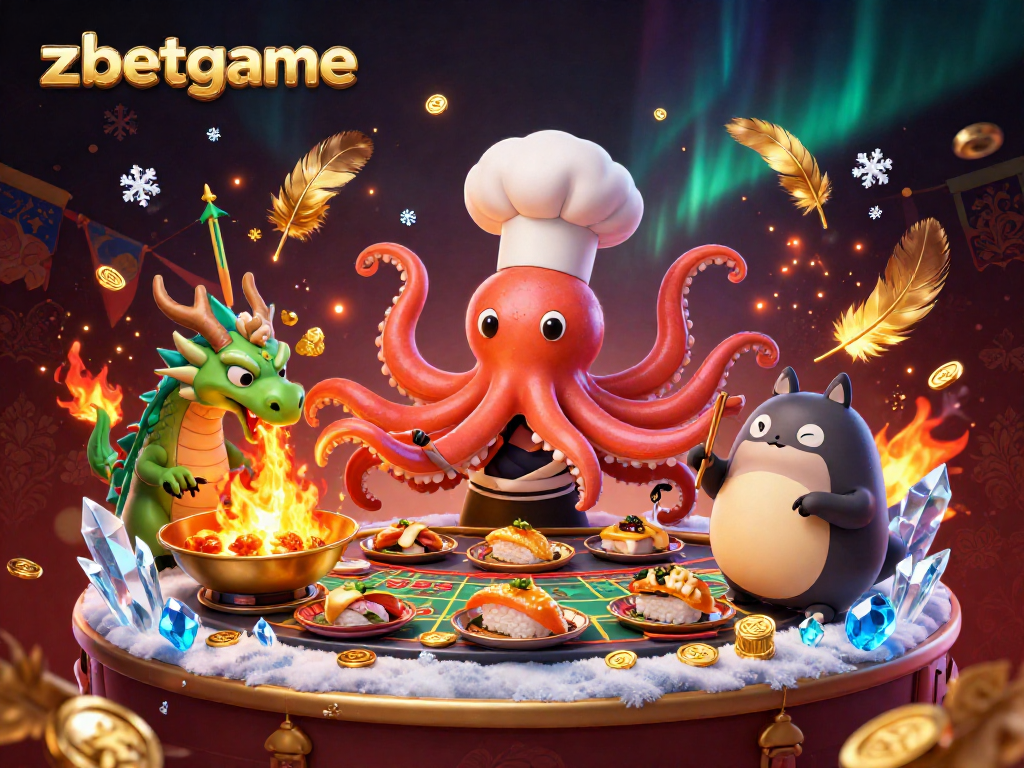 Experience thrilling gameplay at zbetgame with a vibrant 3D casino scene full of action.