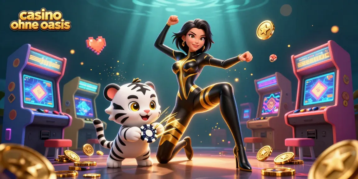 Experience the excitement of casino ohne oasis with colorful arcade elements and captivating characters.
