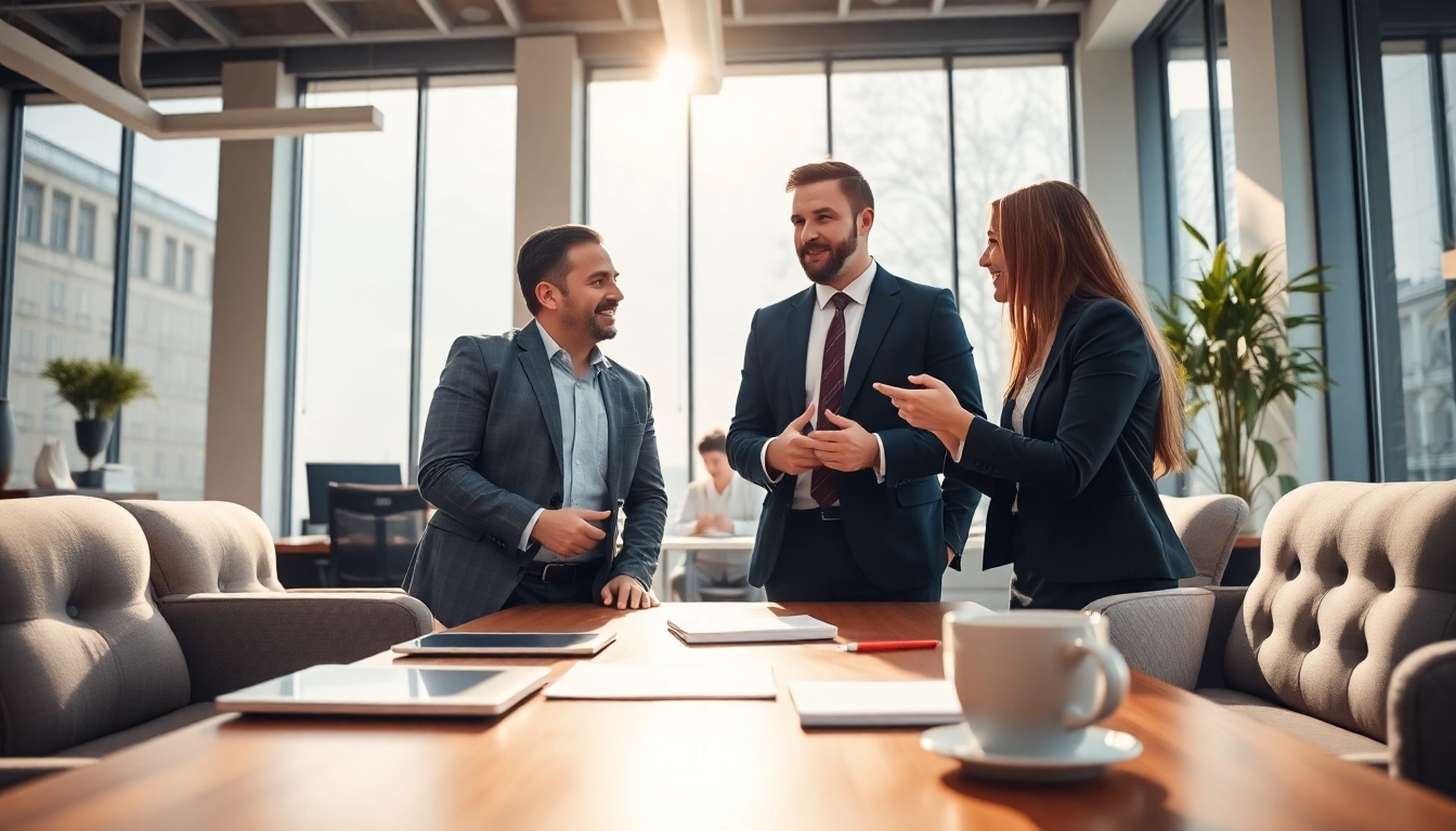 Headhunter Ingenieure interviewt Kandidaten in einem modernen Büro, professionelles Setting.