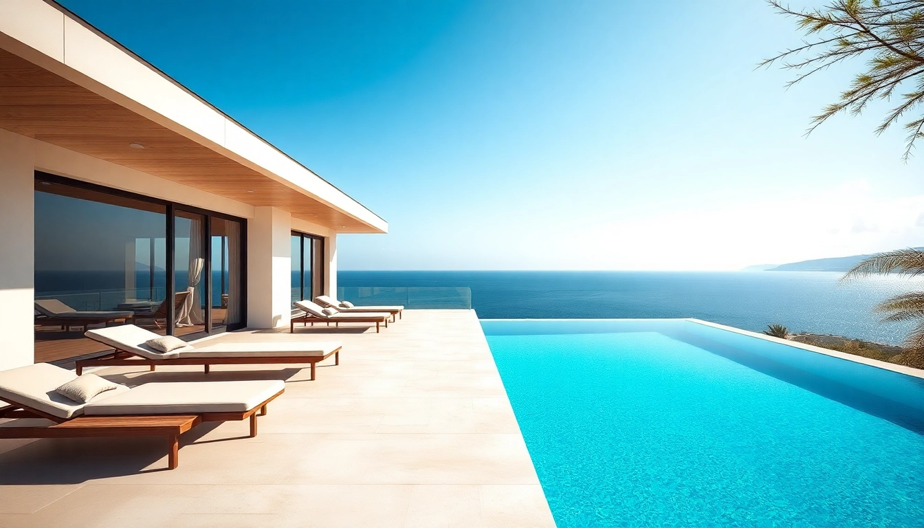 Finden Sie Ihre Traumimmobilien in Nordzypern: herrliche Villa mit Meerblick.