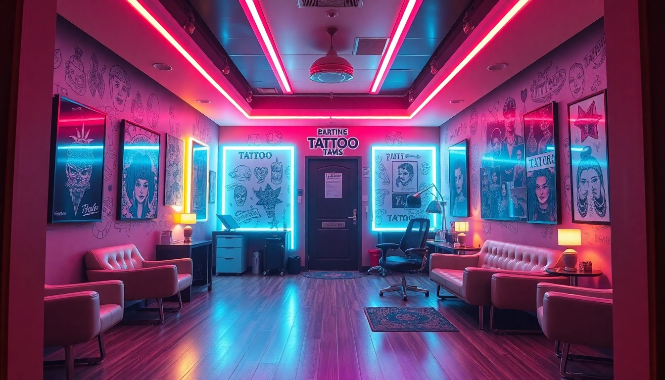Experience the vibrant atmosphere at Tattoo Studio München featuring innovative designs and welcoming aesthetics.