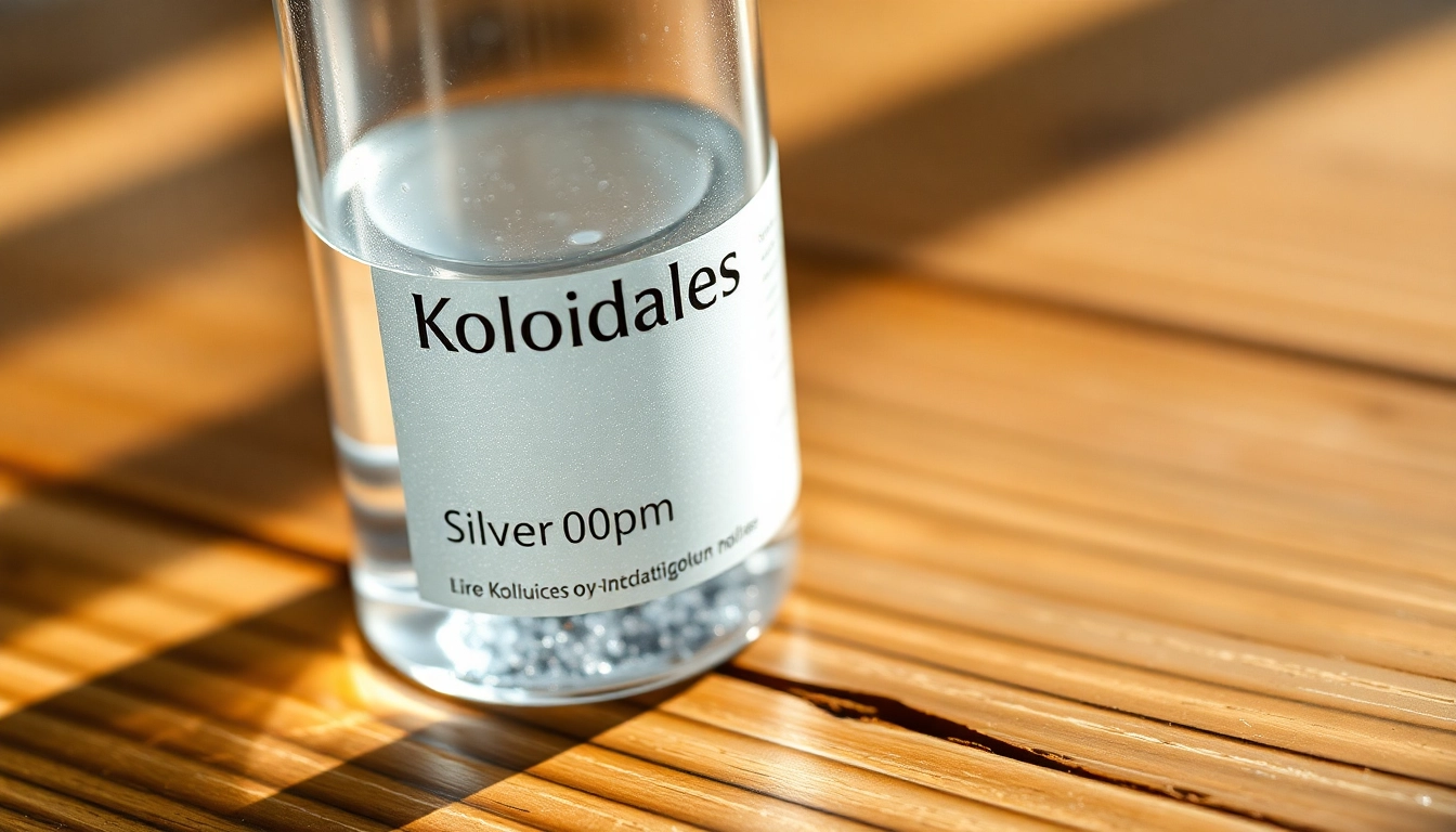 Using Kolloidales Silber 100 ppm to enhance wellness with its pure liquid texture.