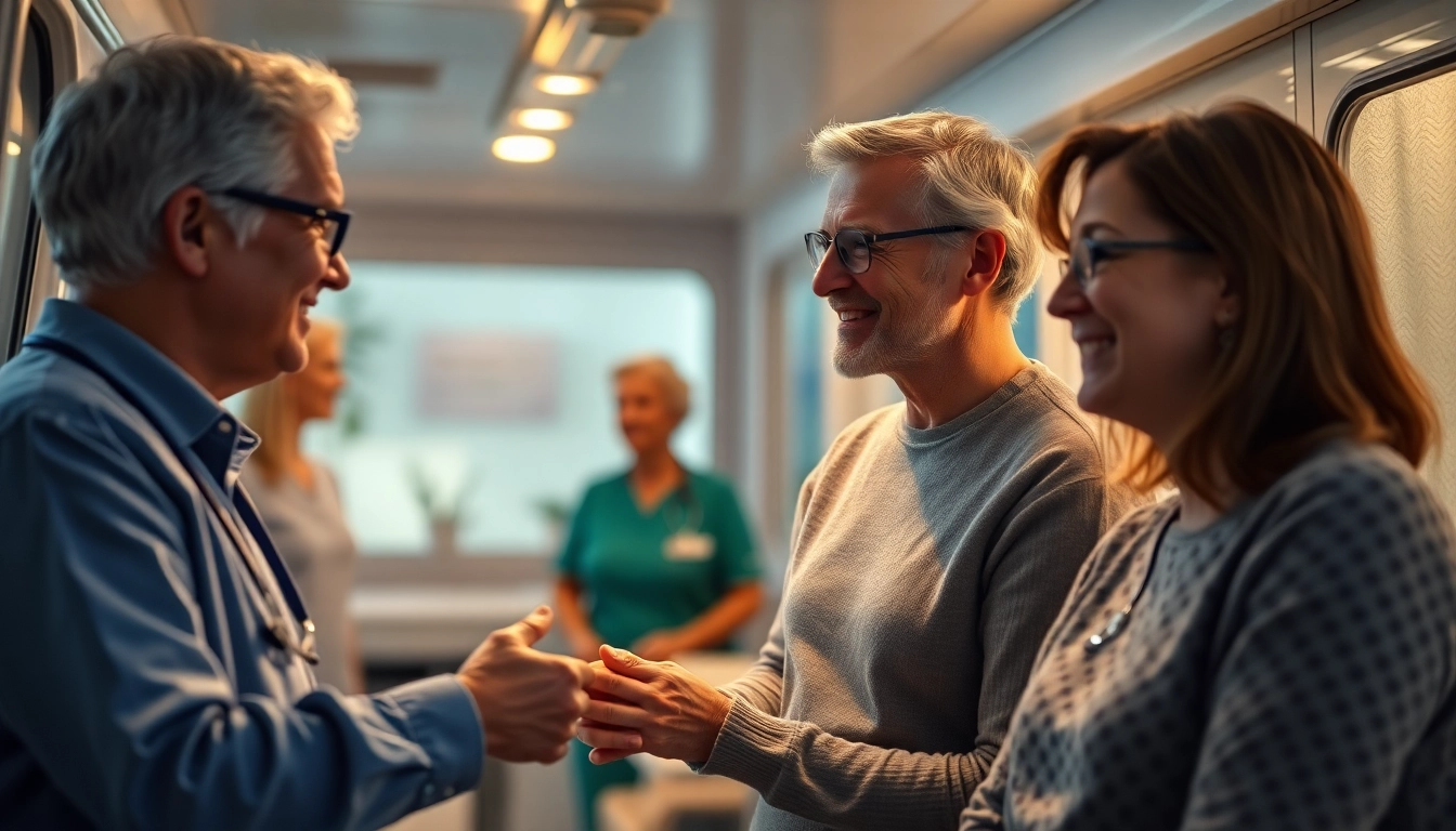 Pflegedienst gründen: Ein engagiertes Team kümmert sich um Patienten in einer freundlichen Umgebung.
