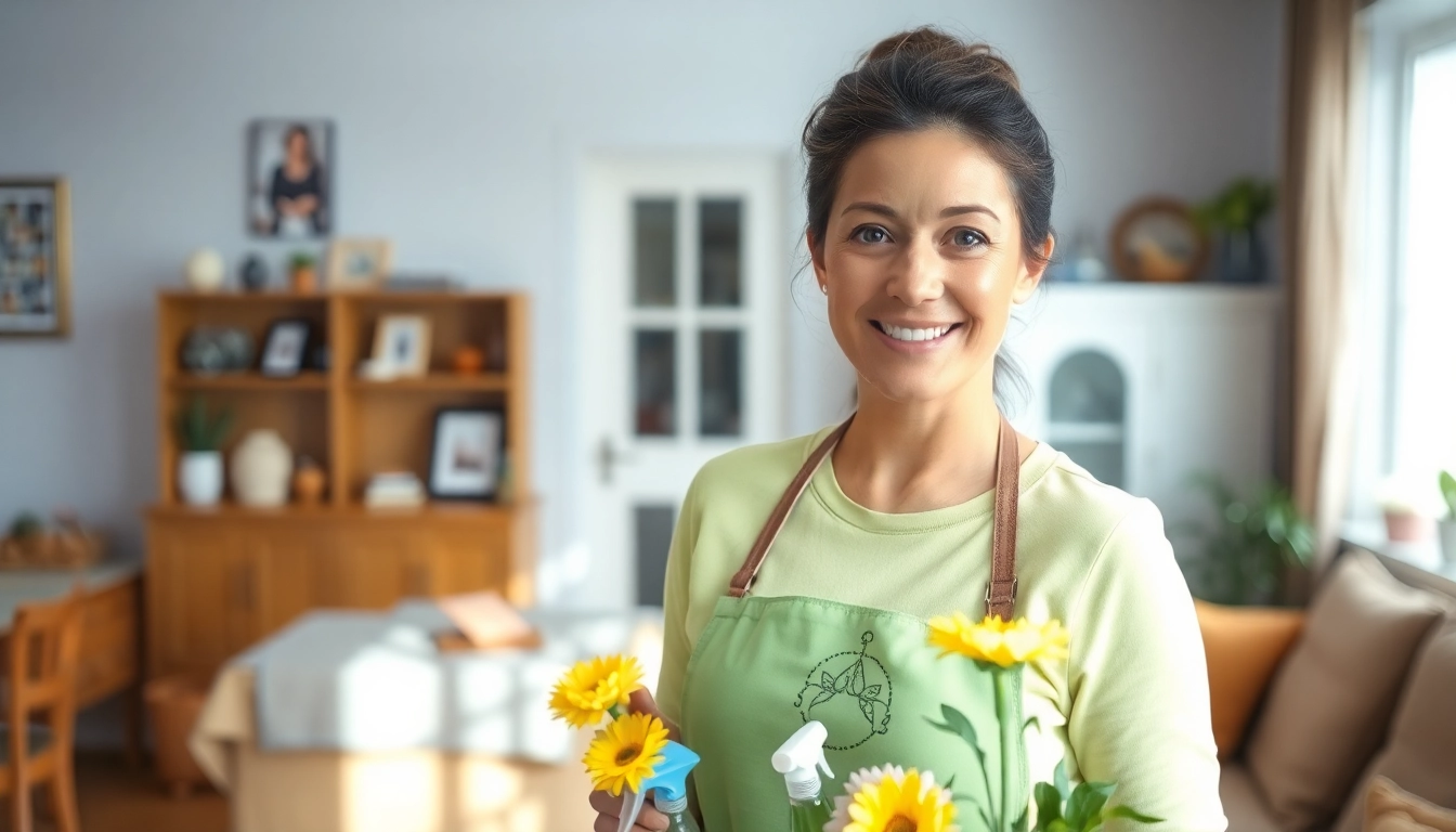 Housekeeping in action by a professional at hauswirtschaft stelle hameln, showcasing cleanliness and attention to detail.
