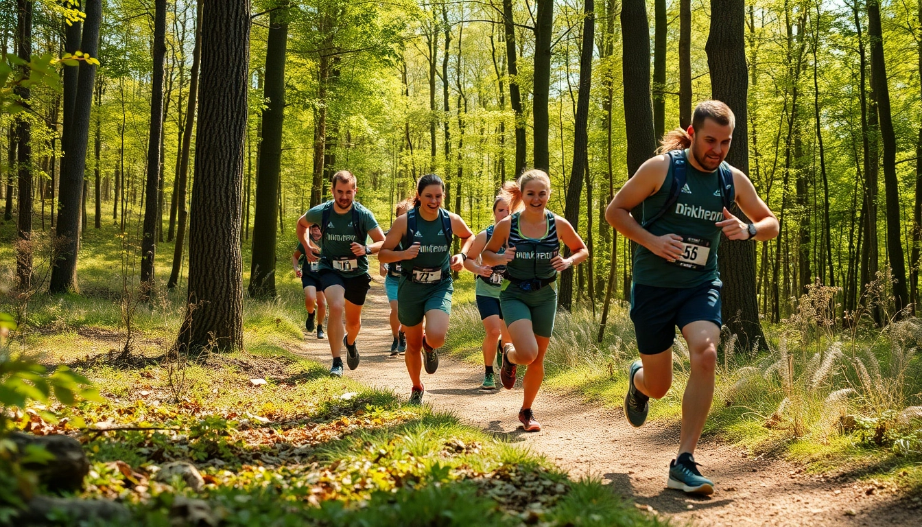 Erlebe den Wetziker OL Challenge, wo Wettkämpfer dynamisch durch den Wald sprinten, während sie ihre Karten nutzen.