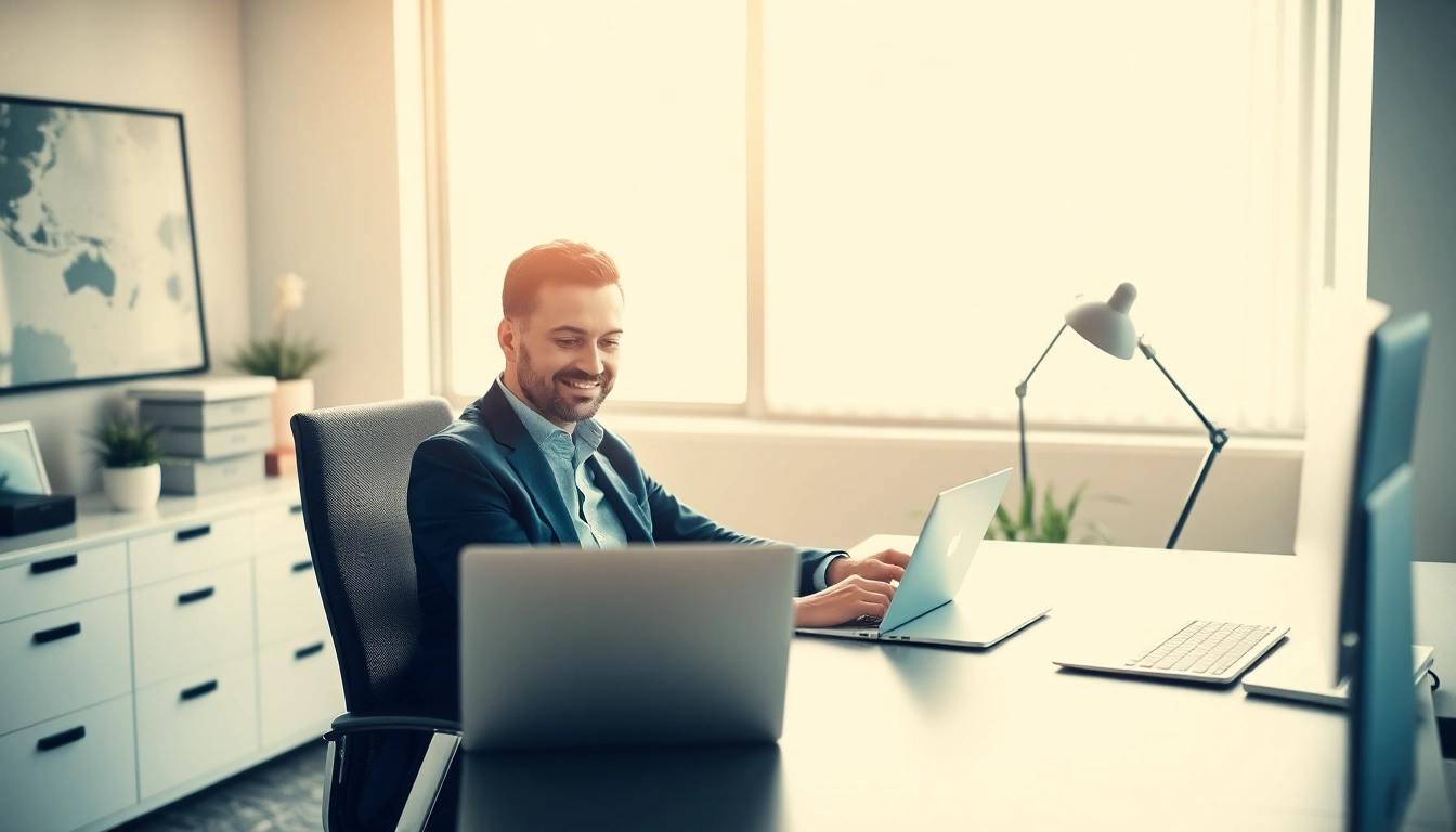 Headhunter Leverkusen bei der Rekrutierung von Talenten am Schreibtisch.