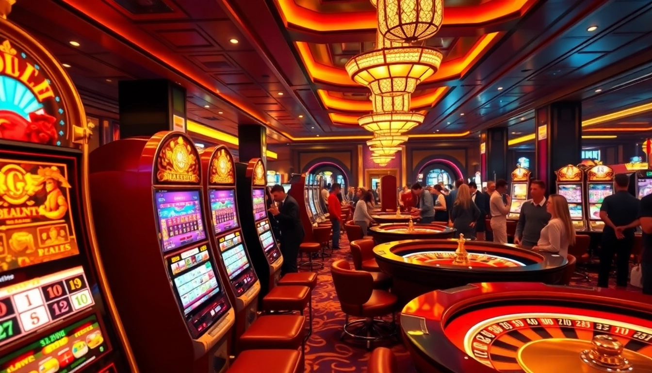 A magyar online casino élményekkel teli légkörében az izgalmas játékosok és gépek.