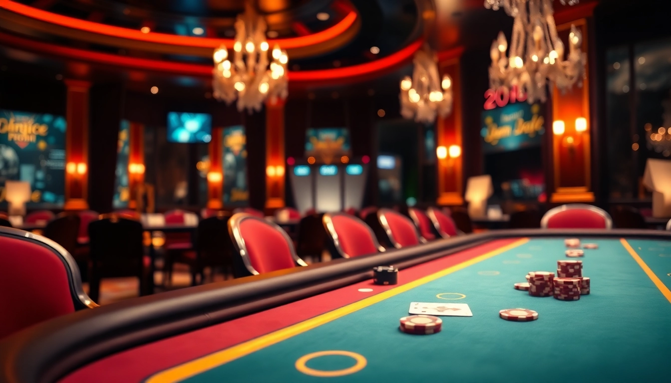 A részletes magyar online casino játékélménye, ahol a gazdag díszítések és elegáns asztalok találkozása lenyűgöző atmoszférát teremt.