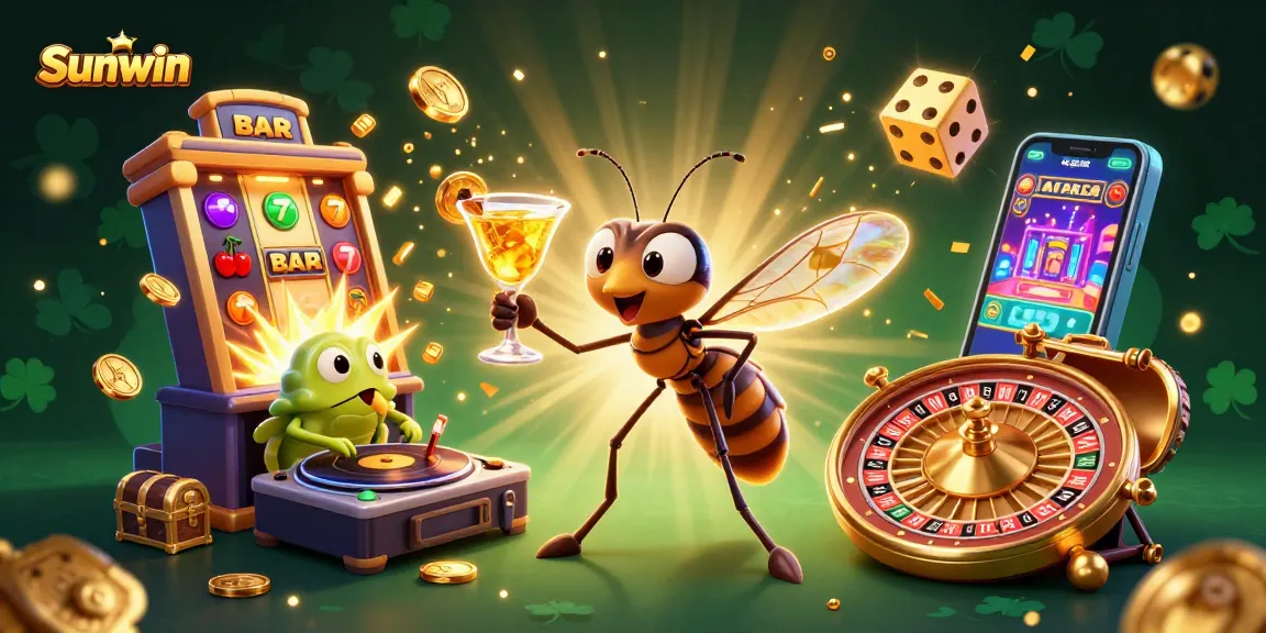 Experience thrilling gameplay with Sunwin's vibrant online casino features, showcasing engaging characters and dynamic game elements.